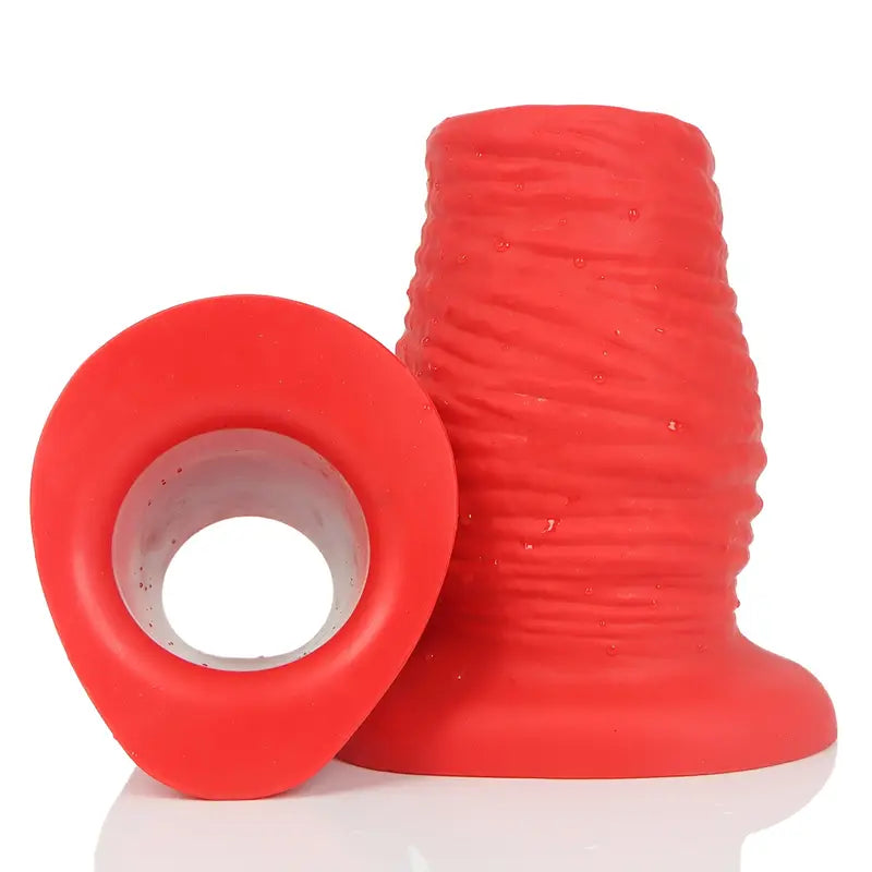 Hollow Butt Plug Silicone Soft Anal Dilatation Enema Prostate Massager