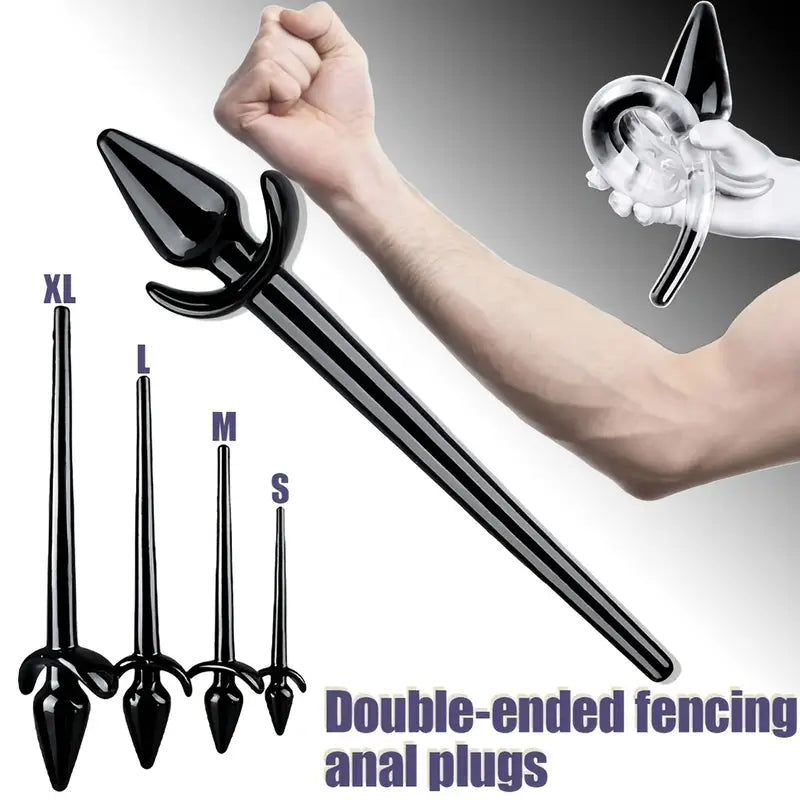 SM Anal Plug Sex Toy Anal Plug Double Head Extra Large Anal Dilator