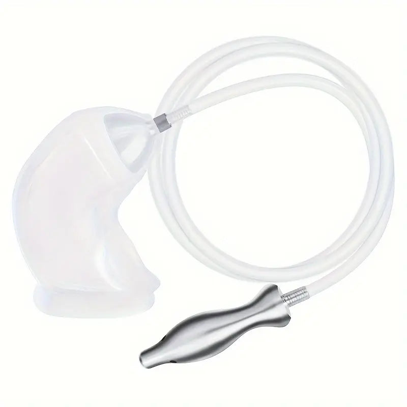 Stainless Steel Dilator Expander Metal Penis Sleeve Anal Butt Enema Plug