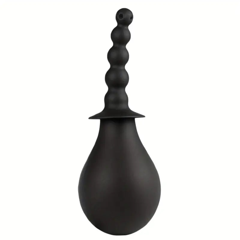 Reusable Silicone Enema Bulb With Comfort Butt Plug Easy Grip Bulb