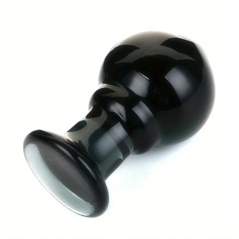 Peach-Shaped Glass Butt Plug For Couples Anal Sex Toy For Adults