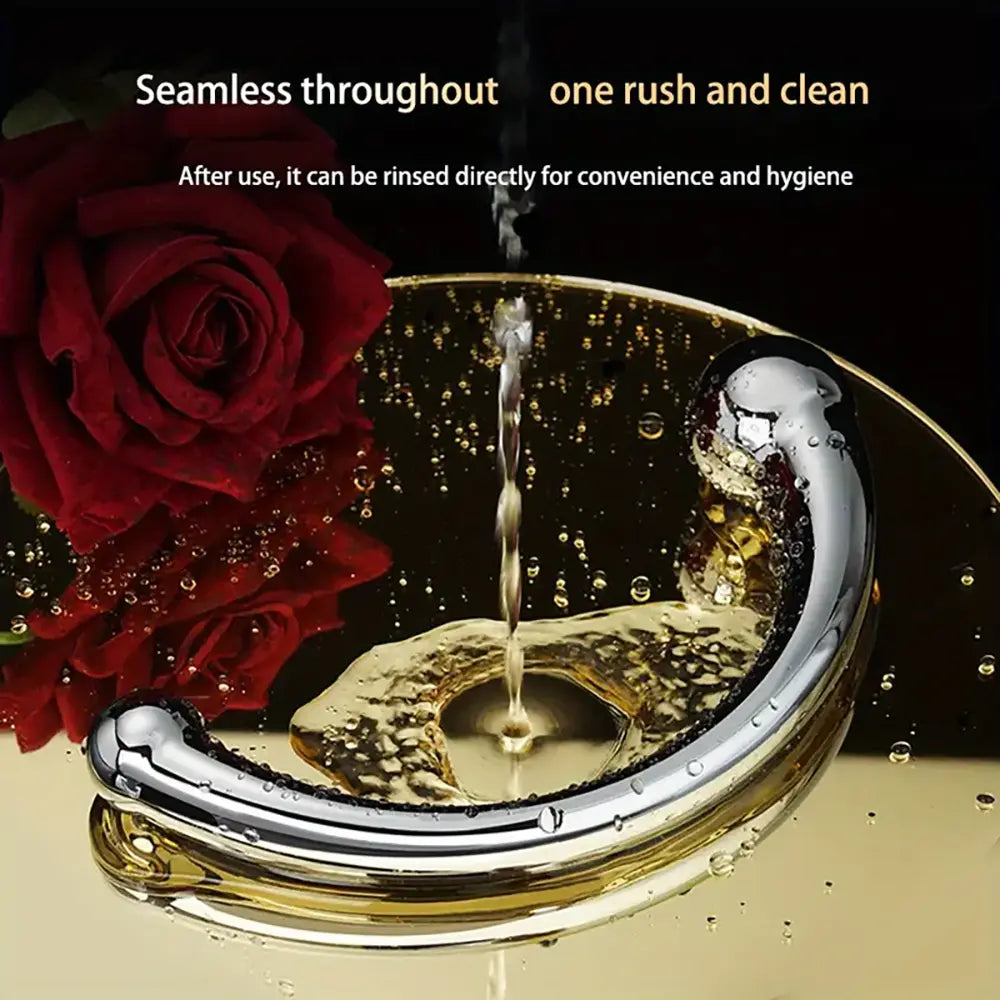 Double Ended Stainless Steel Anal Plug G Spot Prostate Massage Stick