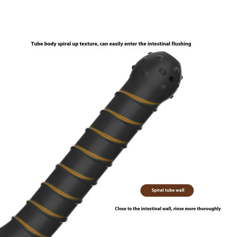 Shower Enema Nozzle Butt Plug Reusable Anal Douche For Men Anal Cleaner