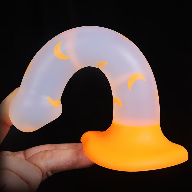 Luminous Liquid Silicone Anal Plug Tentacle Design Prostate Massager