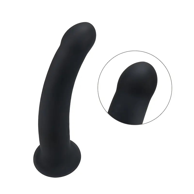 Silicone Curved Anal Plug Flexible Butt Plug For Couples Rectal Plug