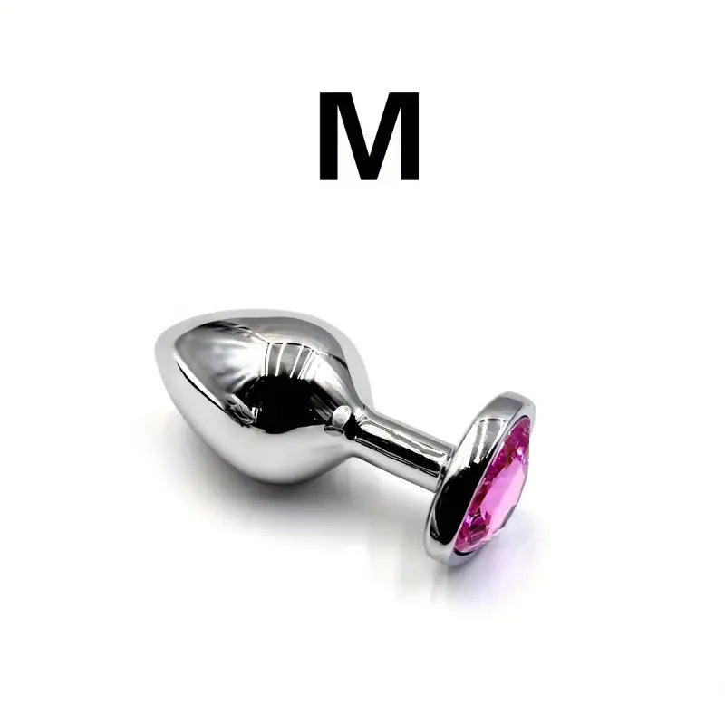 Metal Anal Plug Jewelry Base For Beginner To Expert 5 Size Butt Plug