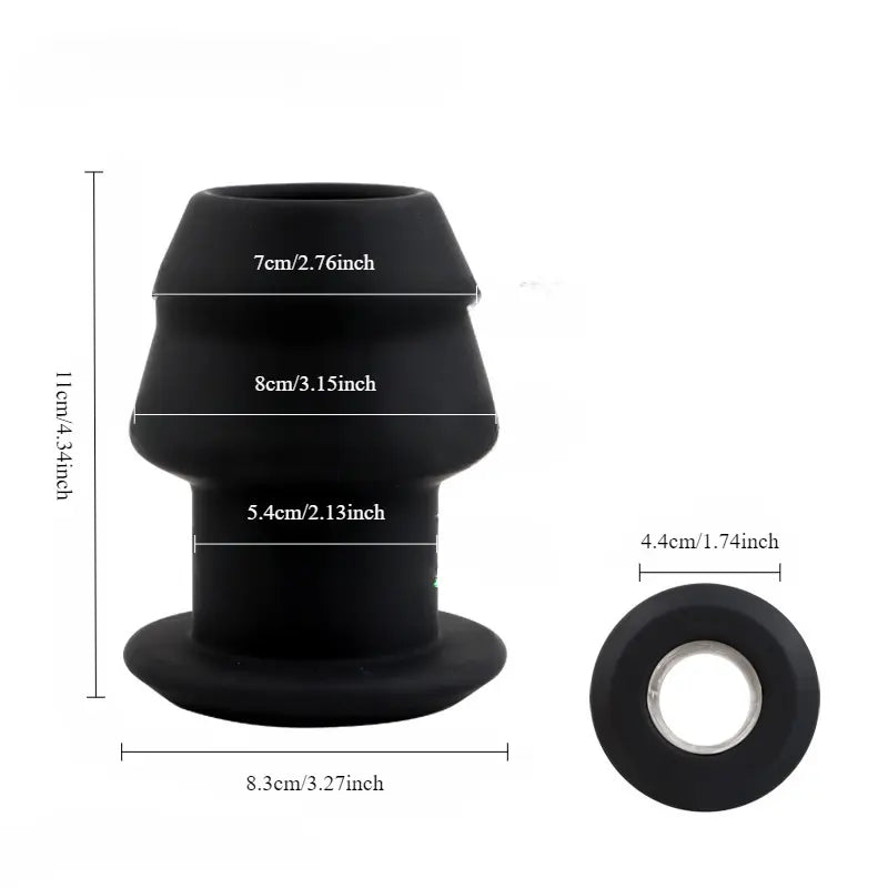 Silicone Hollow Anal Plug For Enhanced Expansion Hand Washable Toy