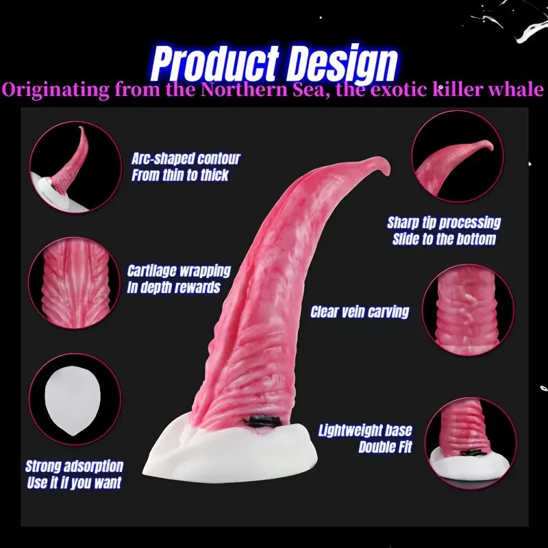 Curved Anal Plug With Suction Base G-Spot Massaging Silicone Butt Plug