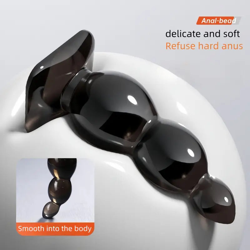 Cylinder SM Anal Plug Hand Washable Anal Beads Accessories