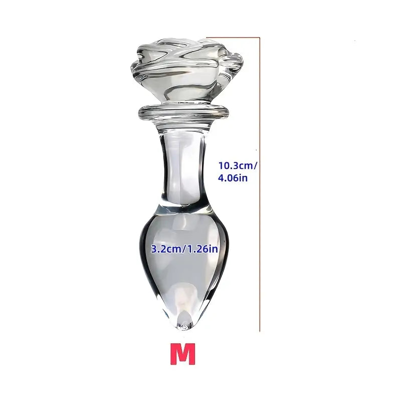 Premium Glass Anal Plug For Couples Adult Sex Toy For Men Women