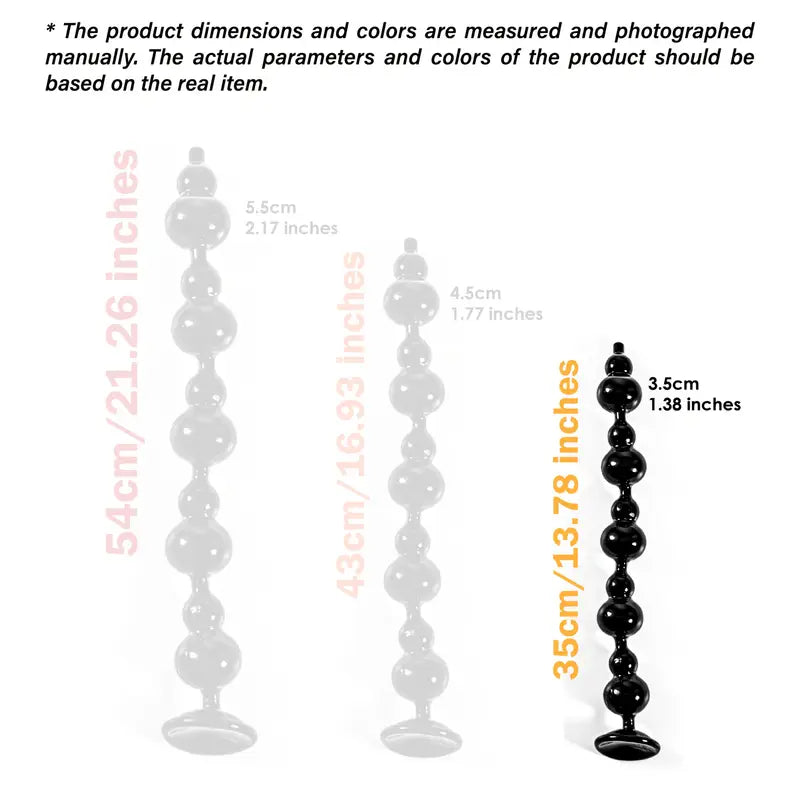 Extra-Large 20" Prostate Massage Beads Versatile Pleasure Toy For Men