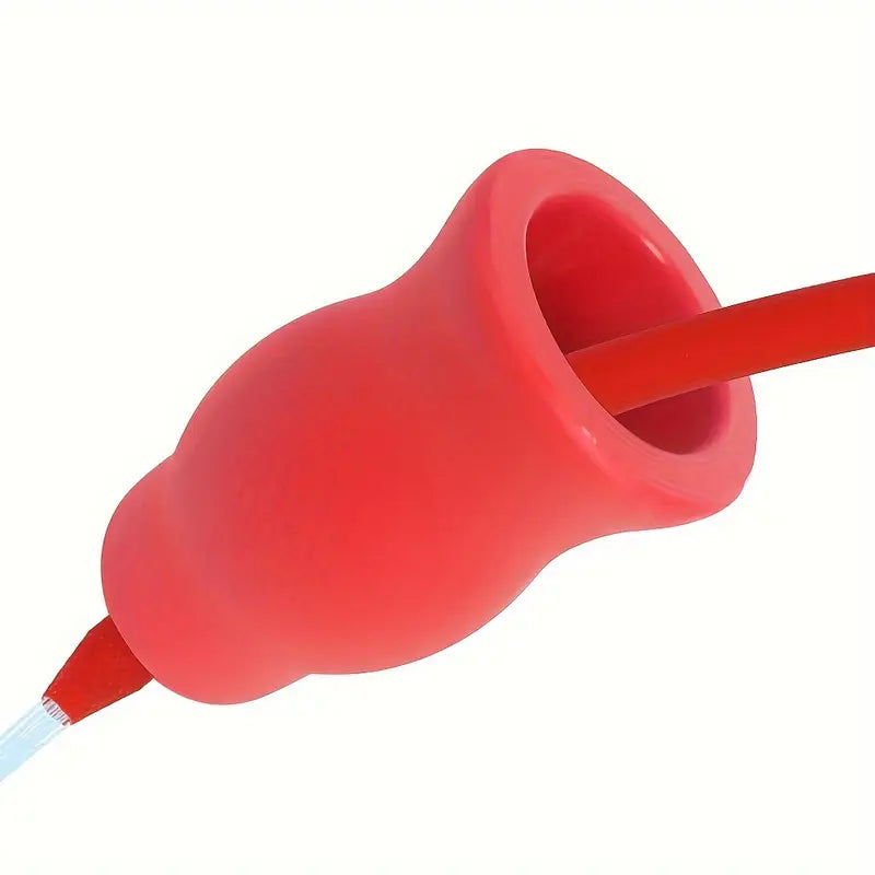 Silicone Enema Anal Vaginal Dilator Soft Hollow Prostate Massage Sex Toy