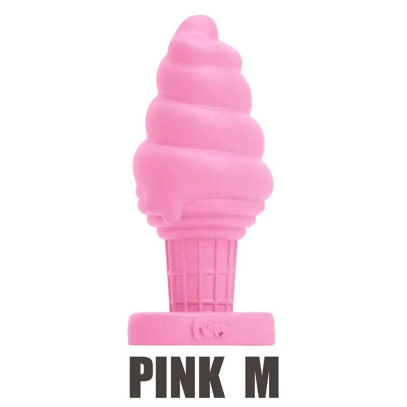 Ice Cream Silicone Butt Plug Soft Anal Sex Toy For Love Masturbation Sex