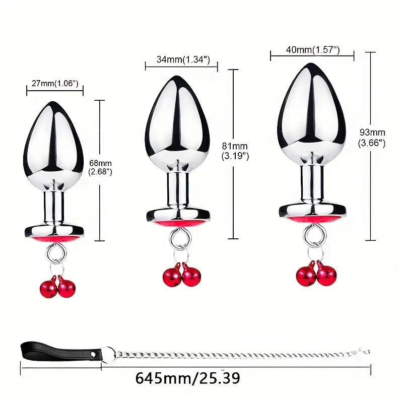 BDSM Butt Plug K Metal Sex Toy Fetish Stainless Steel Butt Plug