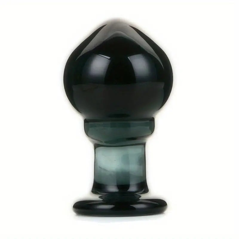Peach-Shaped Glass Butt Plug For Couples Anal Sex Toy For Adults