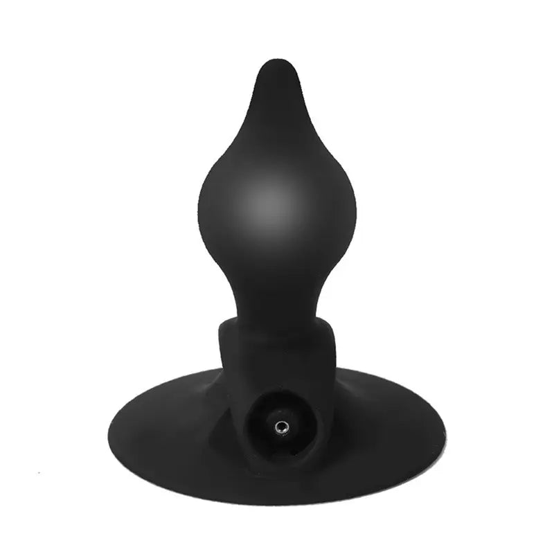 Silicone Inflatable Butt Plug With Suction Cup Adult Toy For Women Men