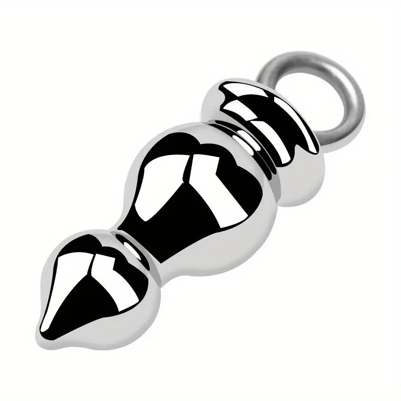 Metal Detachable Sling Ring Handheld Anal Plug Anal Sex Toy