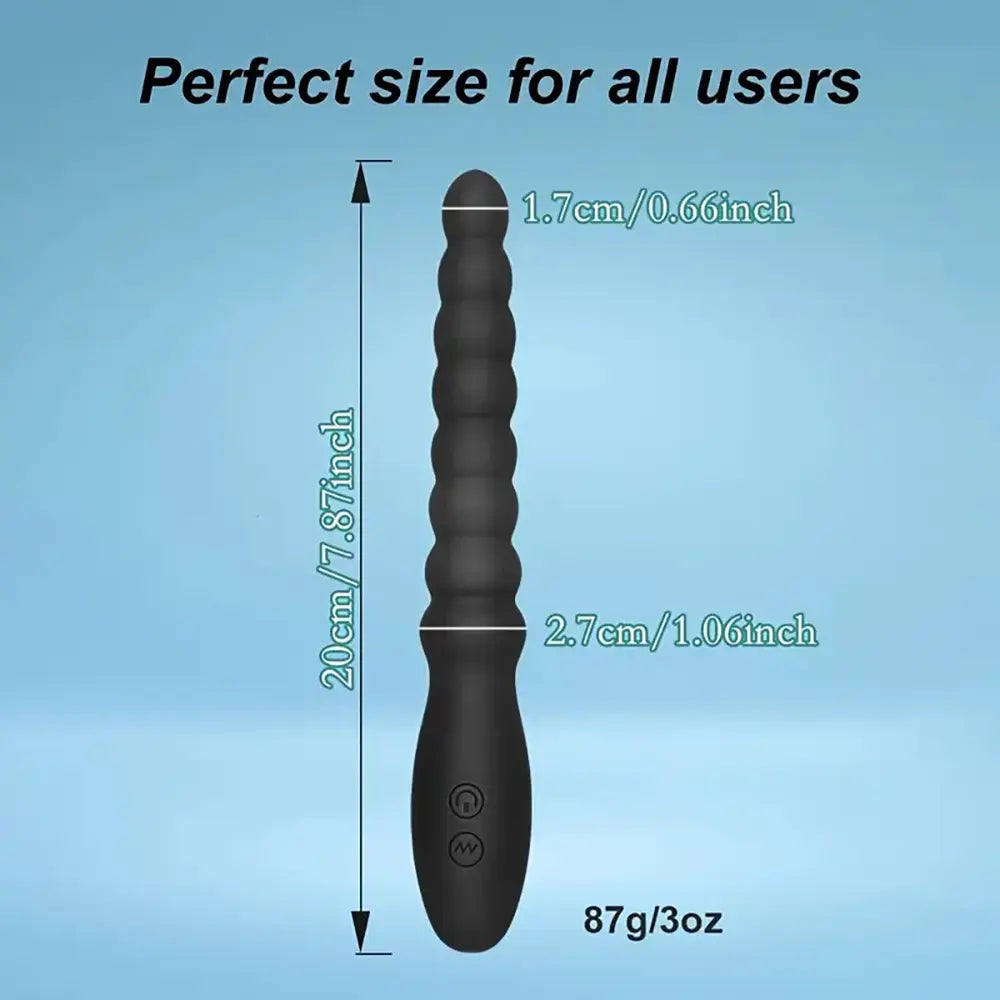 Rechargeable Ball Anal Plug With 10 Vibration Modes G Spot Vibrator