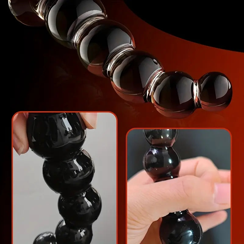 Twisted Anal Plug With Anal Beads For Women Men Couples Sex Stimulate