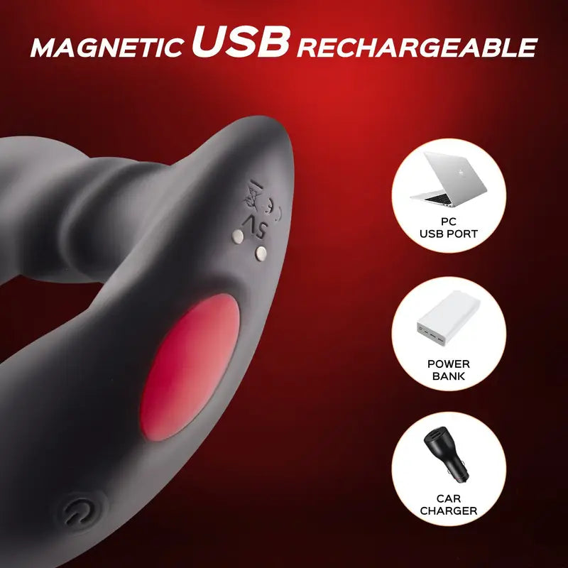 Wiggle Vibrating Motion Prostate Massager Kingsley Anal Plug Vibrator