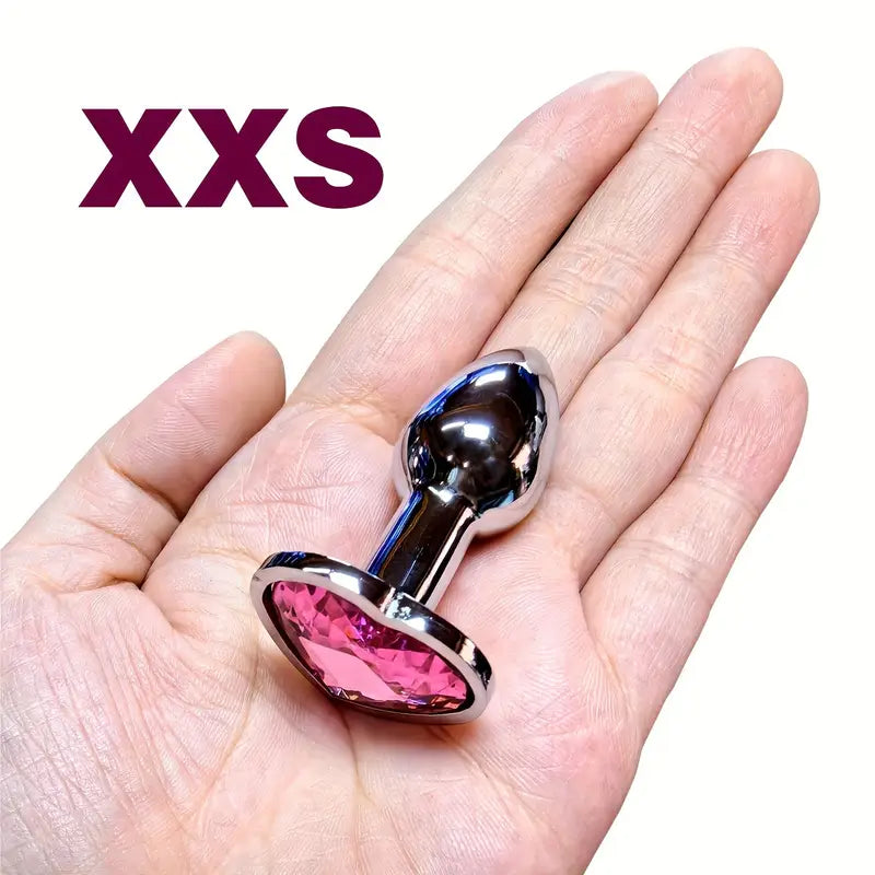 Metal Anal Plug Jewelry Base For Beginner To Expert 5 Size Butt Plug