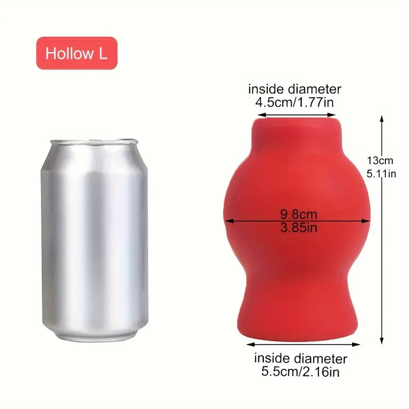 Silicone Enema Anal Vaginal Dilator Soft Hollow Prostate Massage Sex Toy