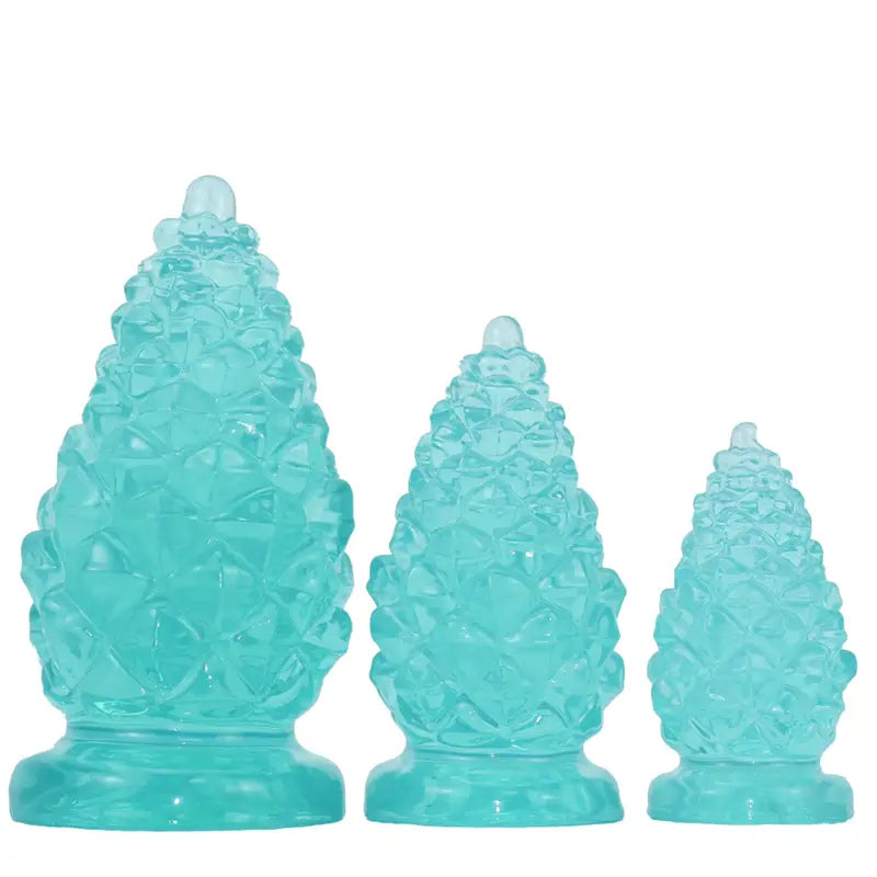 Silicone Pine Cone Shaped Butt Plug Anal Training Toy G Spot Stimulator