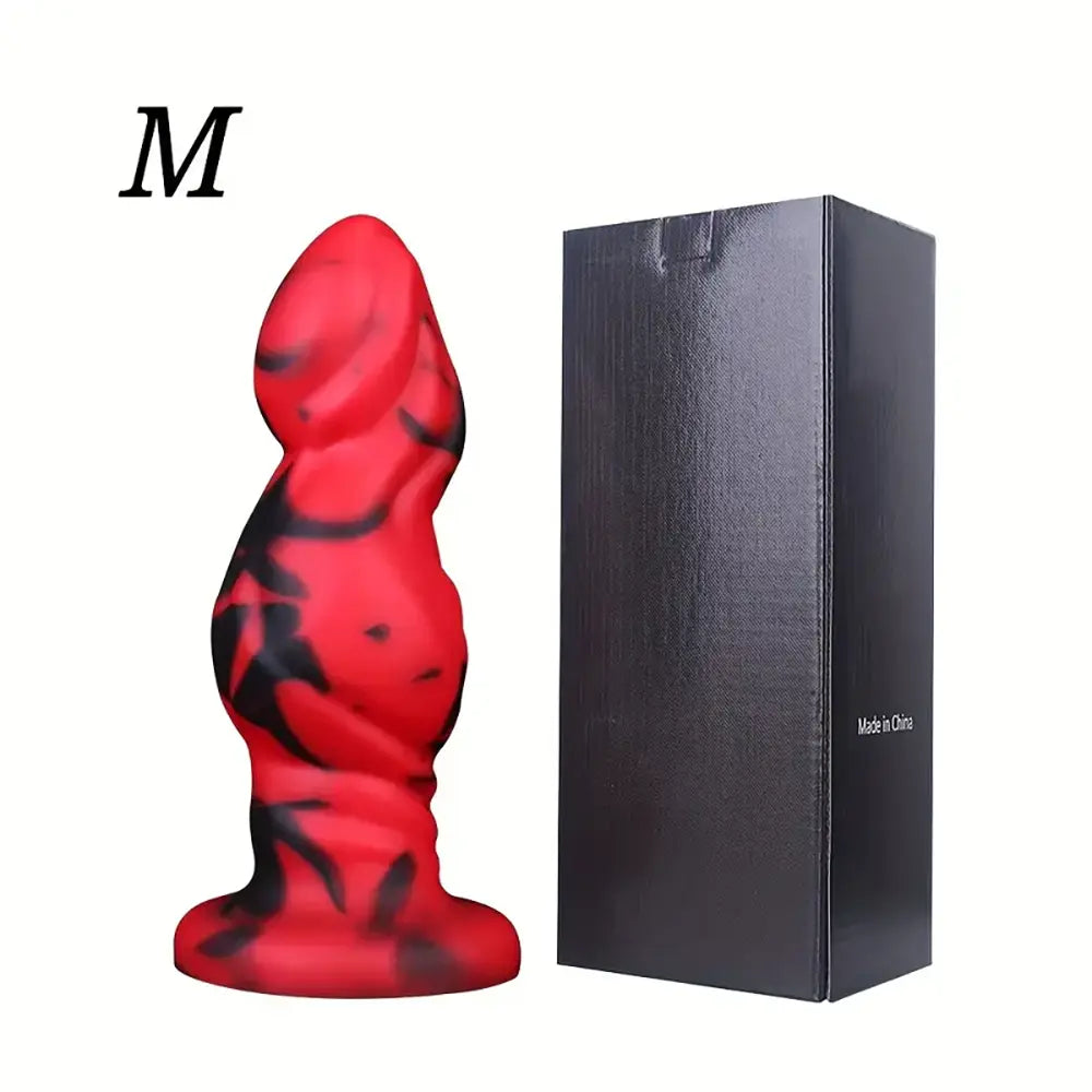 Silicone Anal Plug with Suction Cup Large Dildo Butt Plug For Beginners