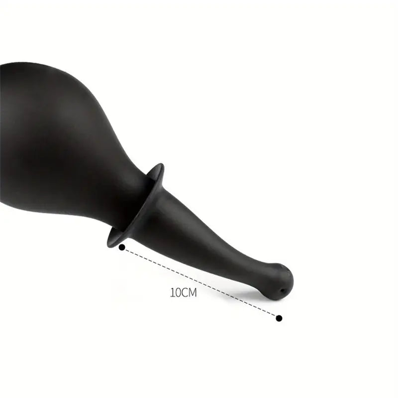 Reusable Silicone Enema Bulb With Comfort Butt Plug Easy Grip Bulb