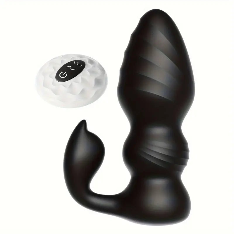 Dual Vibration Motor 7 Frequency Double Earthquake Anal Butt Plug