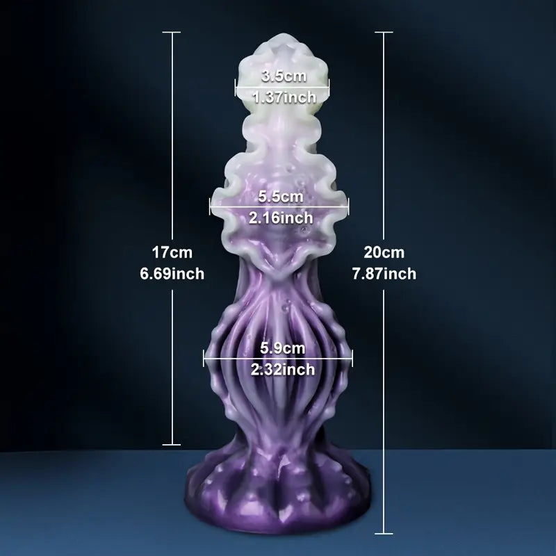 Alien Silicone Monster Dildo With Raised Points Non-Electric Intimate Toy