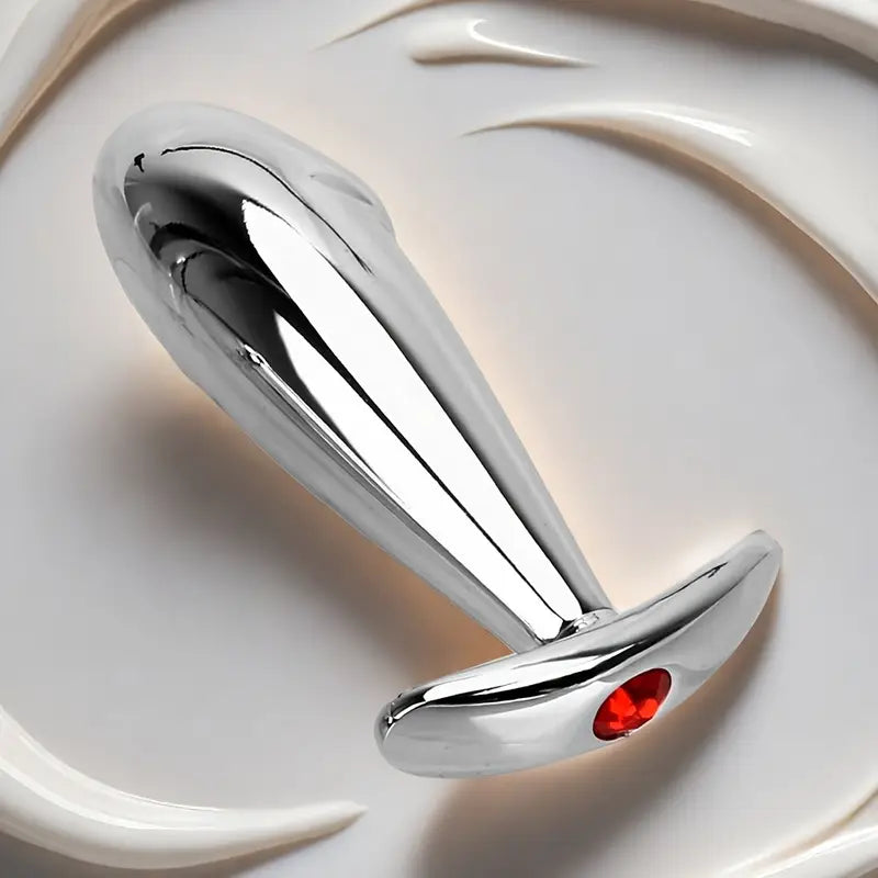 Mini Metal Stainless Steel Smooth Steel Butt Tail Female/Male Dildo Sex Toy