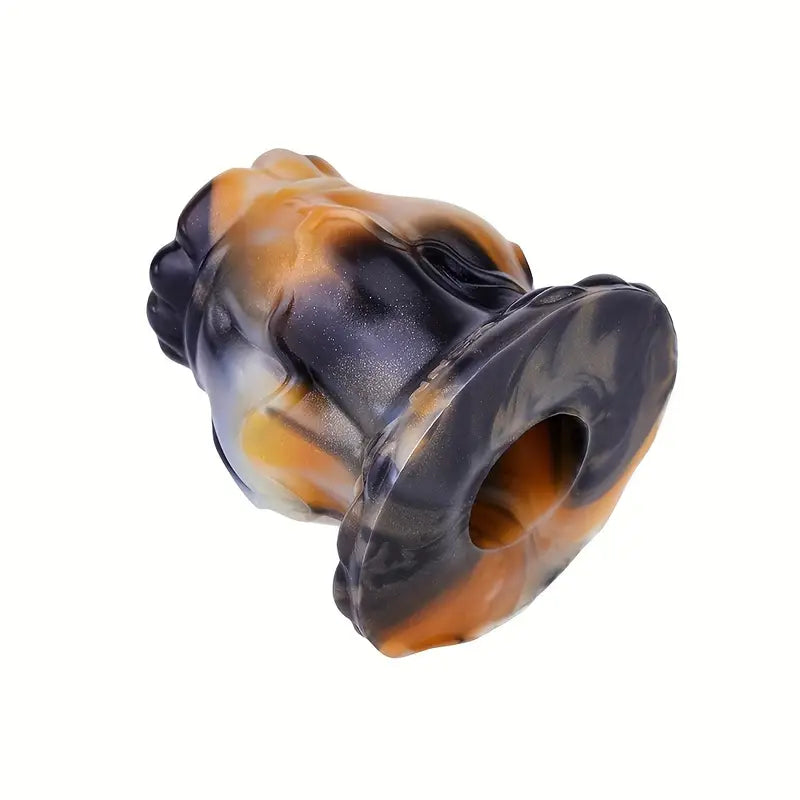 Soft Silicone Colorful Special-Shaped Hollow Peek Anal Plug For Games