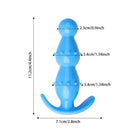 Pink Anal Plug Pull Handle Ergonomic 3-Ball Design For Prostate Massage