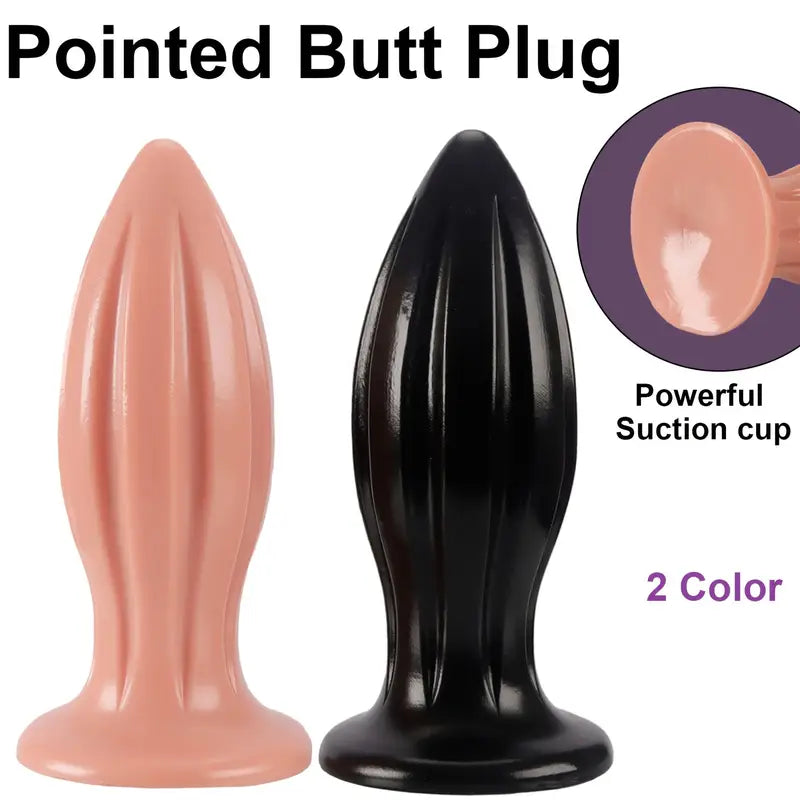 Conical Pointed Tip Smooth Butt Plug Anal Stimulation Toy For Women