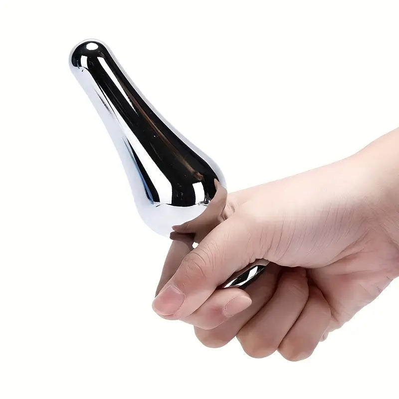 Tapered Anal Plug Trainer Kit Metal Jeweled Fetish Jewelry Butt Plug