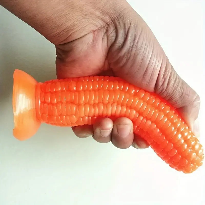 6.3in 6.7in 7in Corn Banana Cucumber PVC Discreet Dildo For Anal Sex