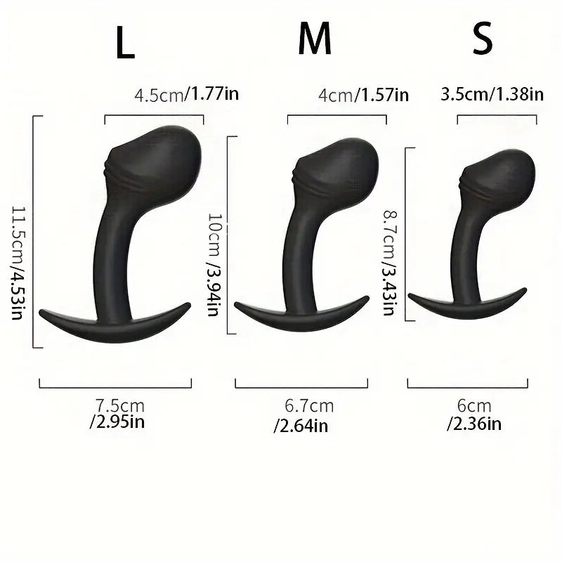 Silicone Anchor Shaped Anal Plug Comfy Stimulation Erotic Anal Toy