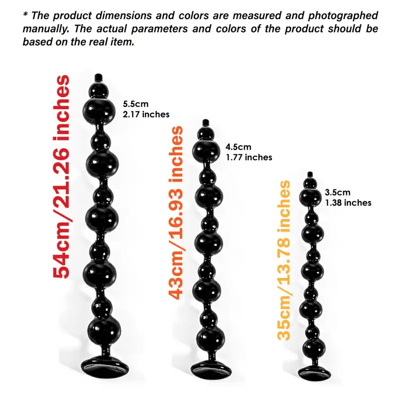 Extra-Large 20" Prostate Massage Beads Versatile Pleasure Toy For Men