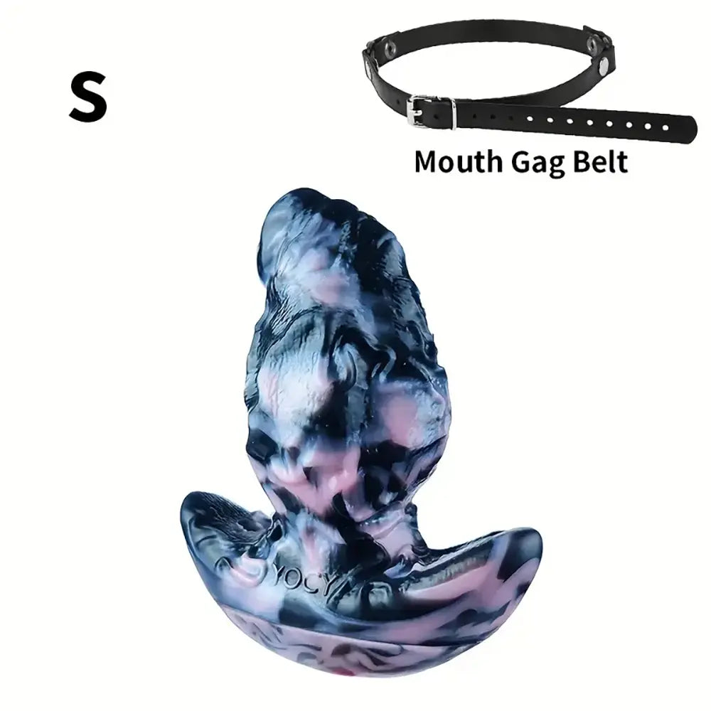 Camouflage Silicone Anal Plug Wearable Anal Dilator For Female