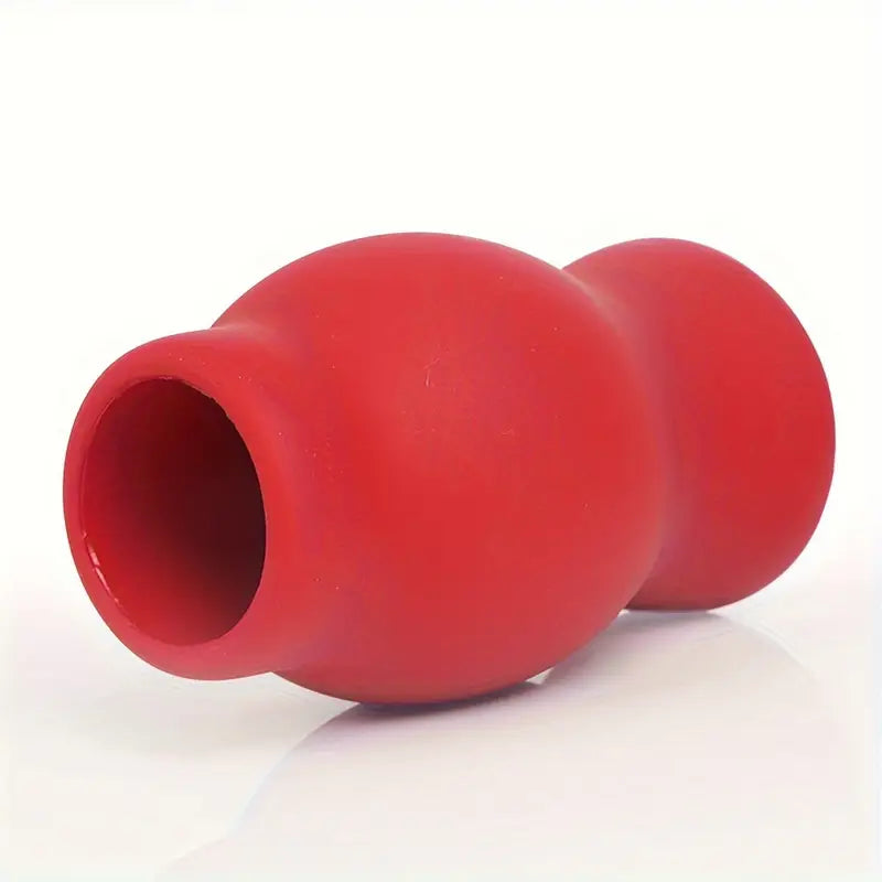 Silicone Enema Anal Vaginal Dilator Soft Hollow Prostate Massage Sex Toy