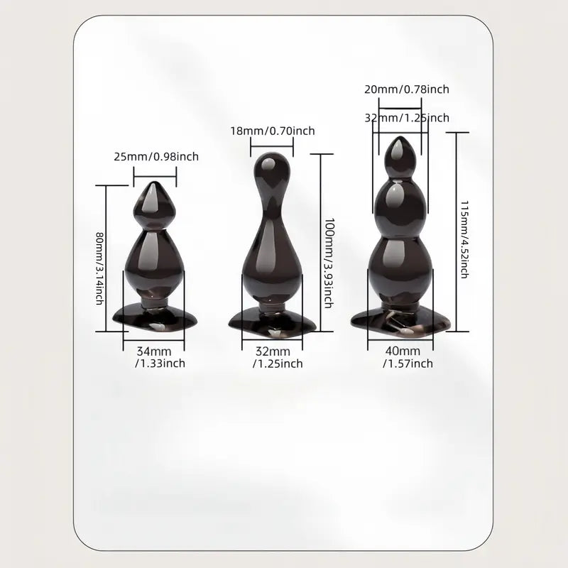 Cylinder SM Anal Plug Hand Washable Anal Beads Accessories