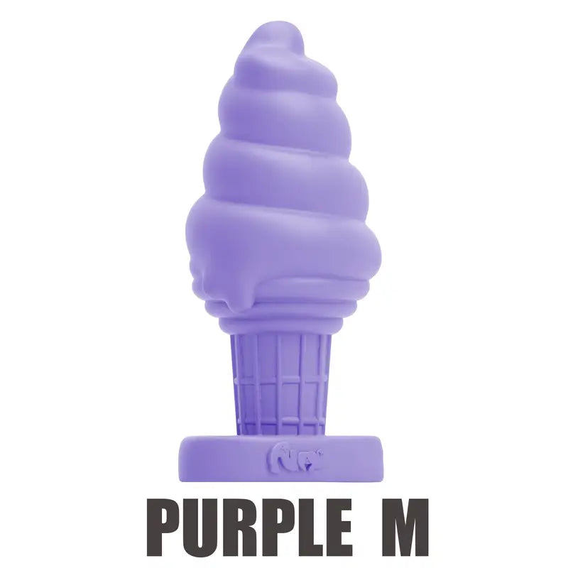 Ice Cream Silicone Butt Plug Soft Anal Sex Toy For Love Masturbation Sex