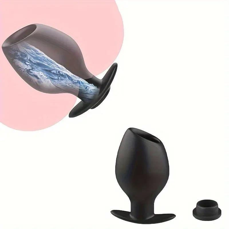 Hollow Anal Dilator Enema Butt Plug Hollow Prostate Massage Vaginal Dilator