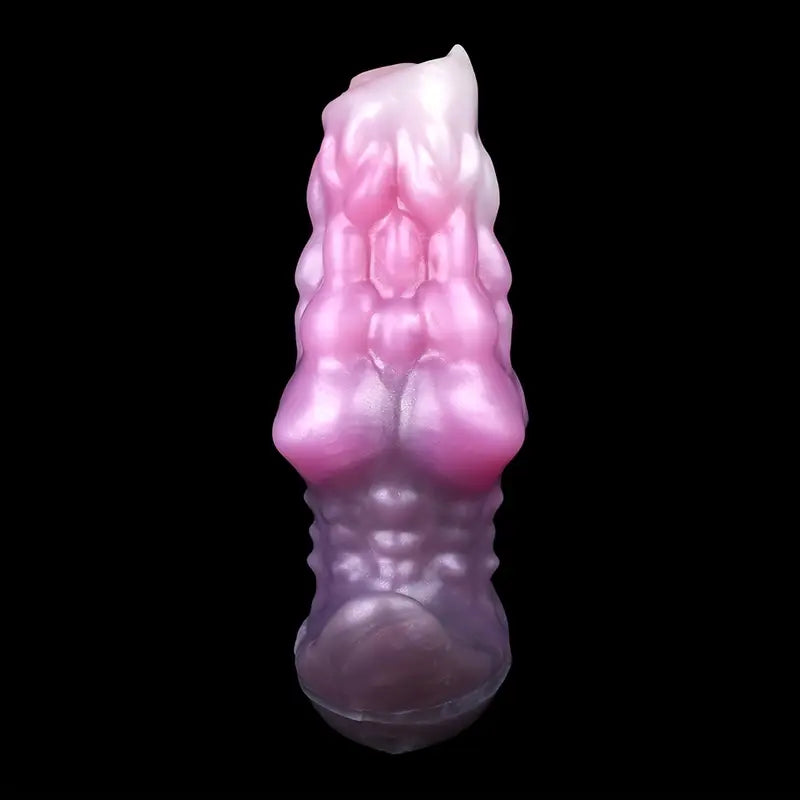 BDSM Horse Feather Silicone Fox Tail Anal Toy Monster Cosplay Butt Plug