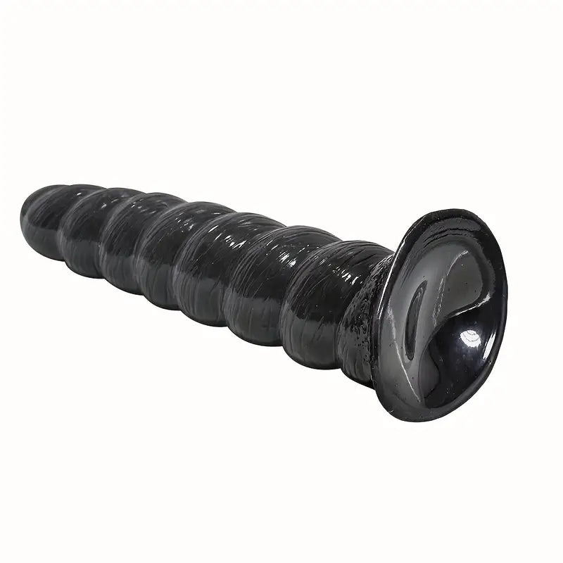 PVC Waterproof Non-Latex Anal Plug Vaginal Penetrator With Beads