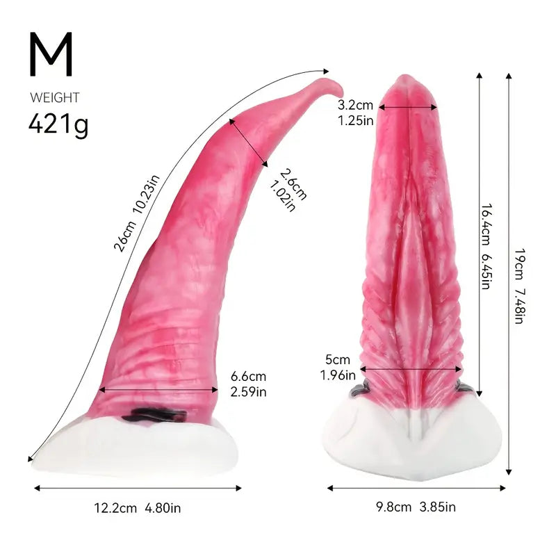 Curved Anal Plug With Suction Base G-Spot Massaging Silicone Butt Plug