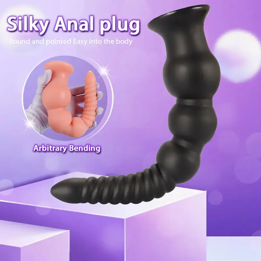 Multi-Specification Tail Pull-String Anal Plug Posterior Pleasure Toy