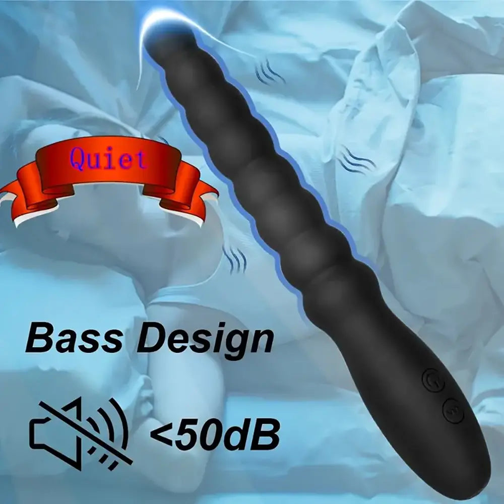 Rechargeable Ball Anal Plug With 10 Vibration Modes G Spot Vibrator