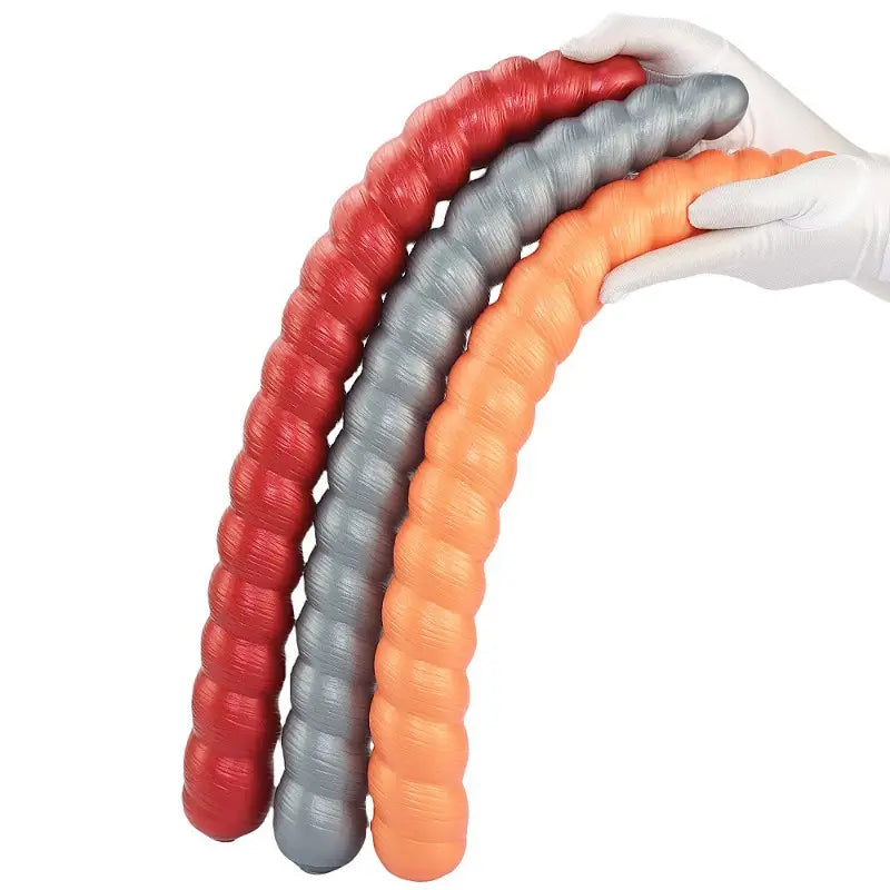 Extra Large Ribbed Anal Plug Deep Insert For Men Women Intimate Play